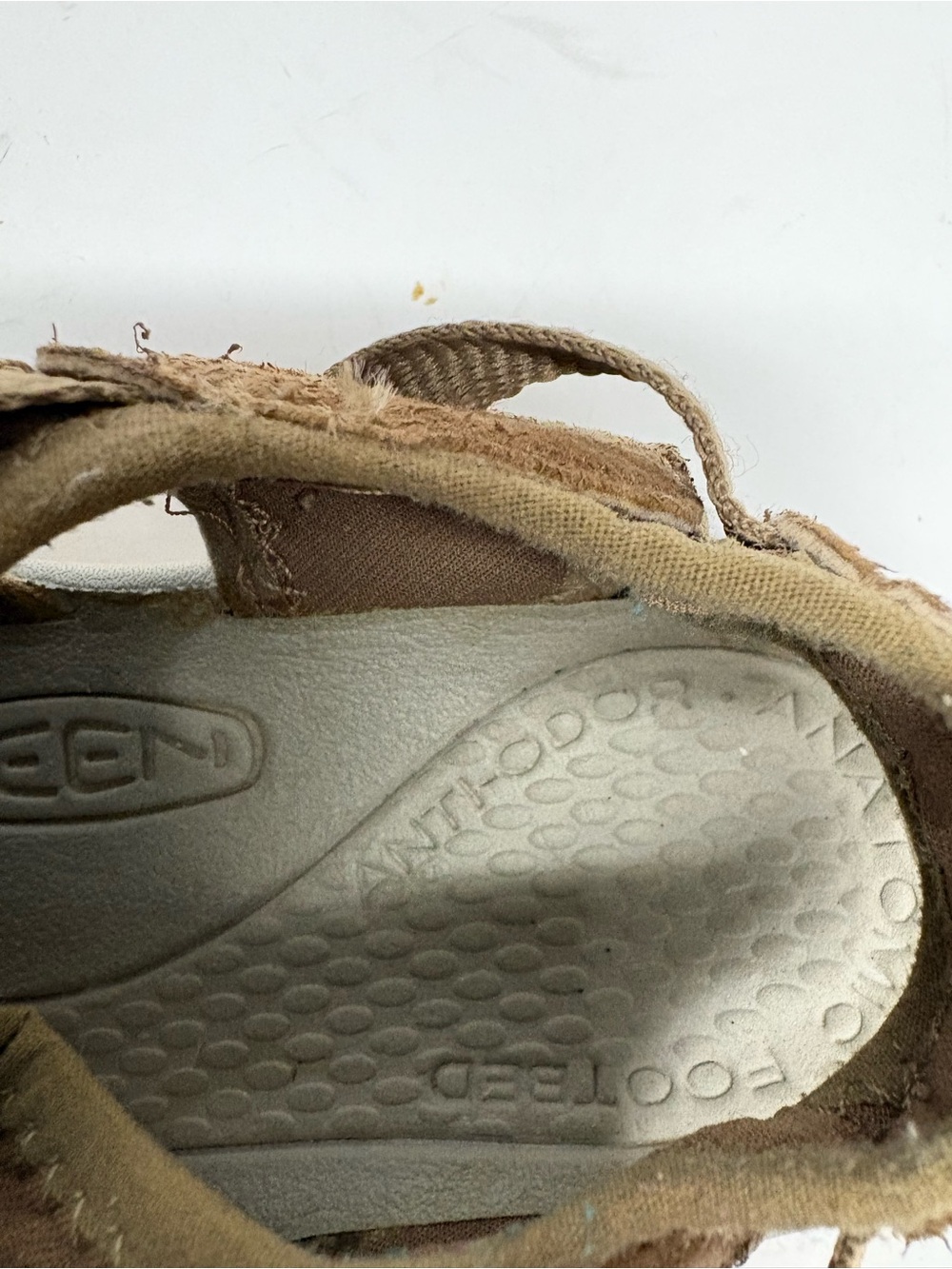 KEEN Womens Whisper Brown Outdoor Sport Sandals Rubber Toe Bungee Lace 7.5 - Picture 10 of 12